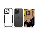 Kryt Tactical Quantum Stealth Cover pre Apple iPhone 15 Pro Max Clear/Black