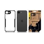 Kryt Tactical Quantum Stealth pre Apple iPhone 16e Priehľadný/čierny