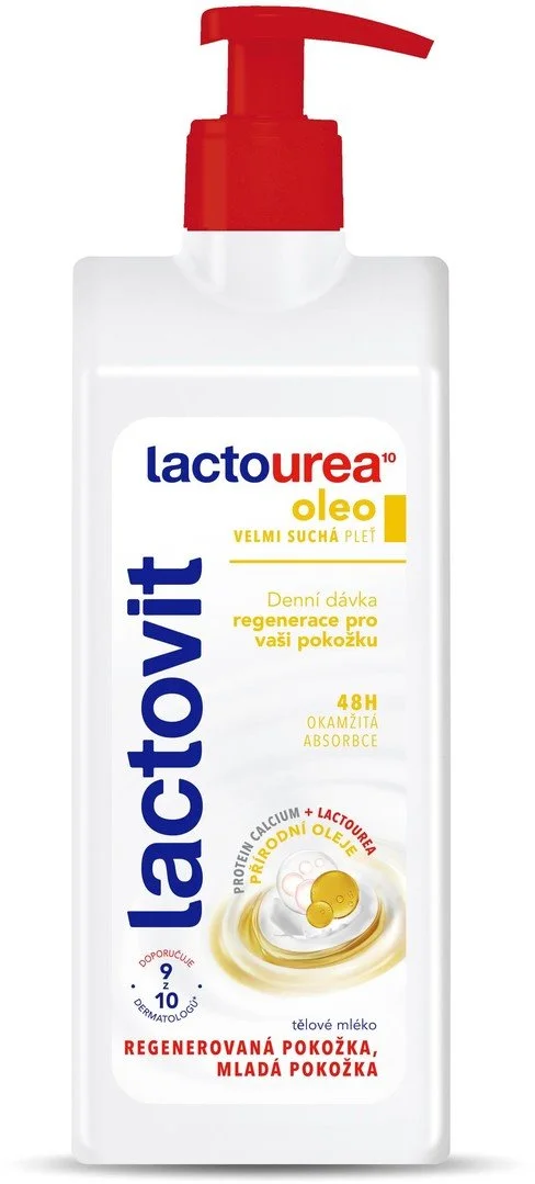 Lactovit LACTOUREA OLEO telové mlieko 400ml