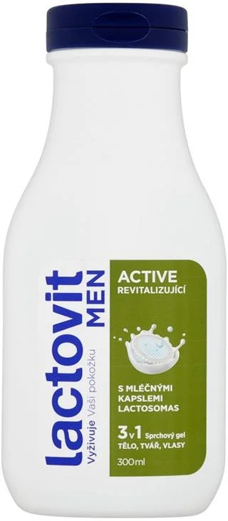 Lactovit Men Active Sprchový gel 300ml