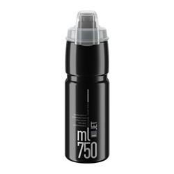 Lahev Elite  Jet Plus 750ml,  černá/šedé logo / bidon