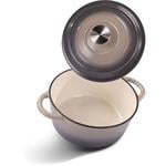 Lamart LT1301 Liatinový hrniec so smaltovaným povrchom IRON, 22 cm
