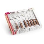 Lamart LT2062 8-dielna sada steakových príborov WALNUT