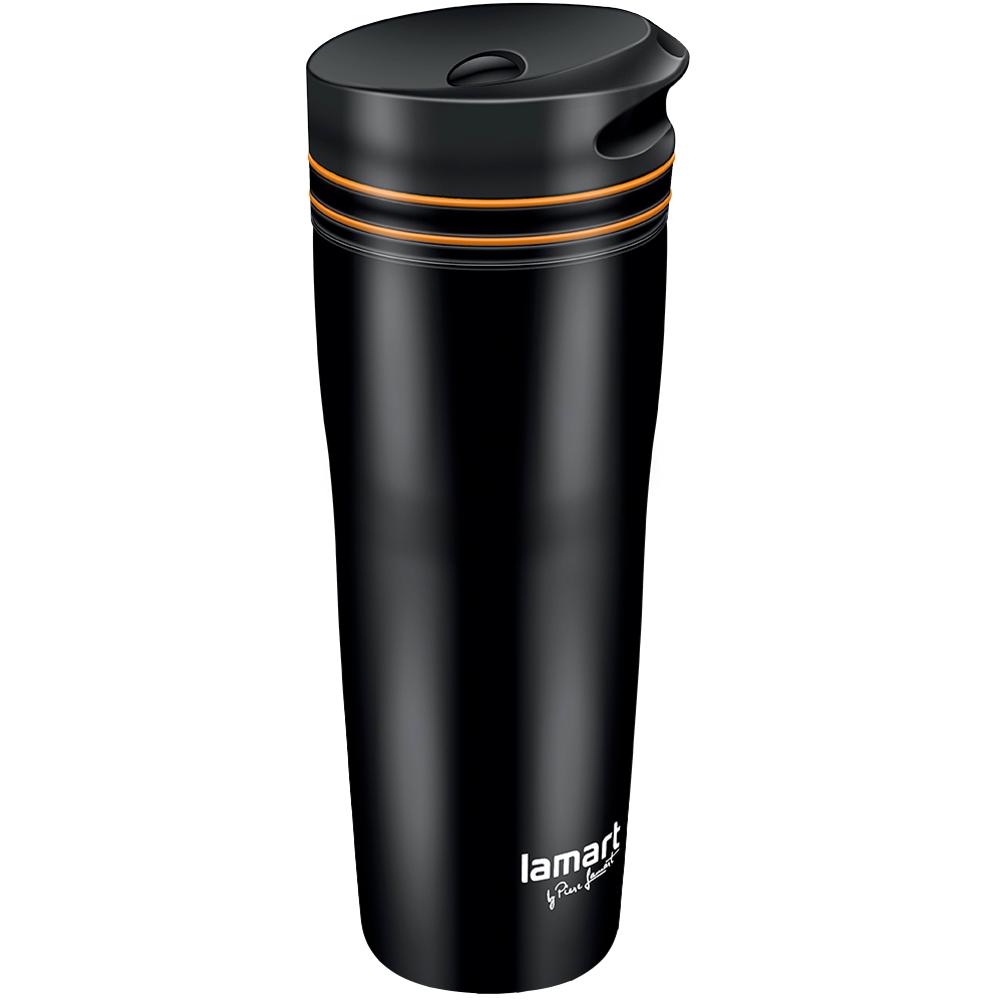 Lamart LT4051 Termohrnek MANQ, 360 ml, černá-oranžová
