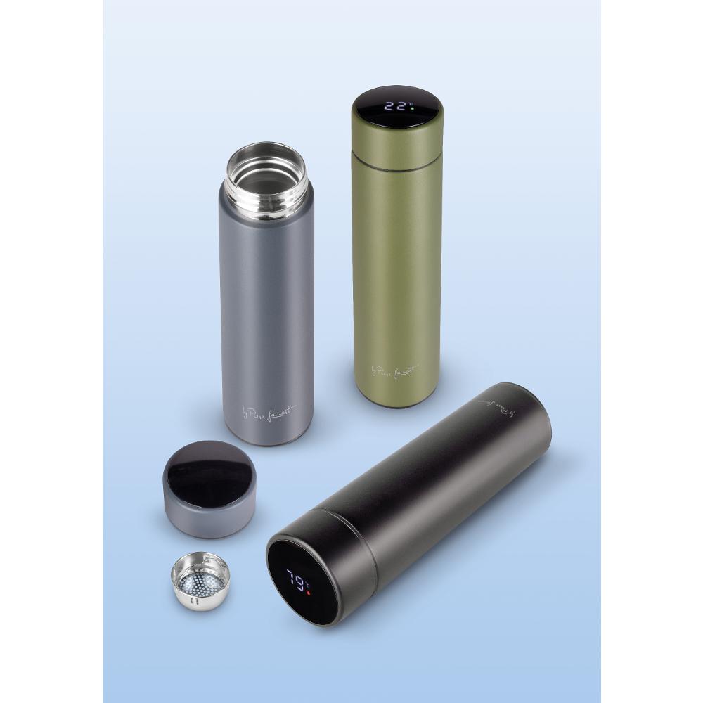Lamart LT4083 Termoska SIPP s ukazatelem teploty 0,45 l, černá