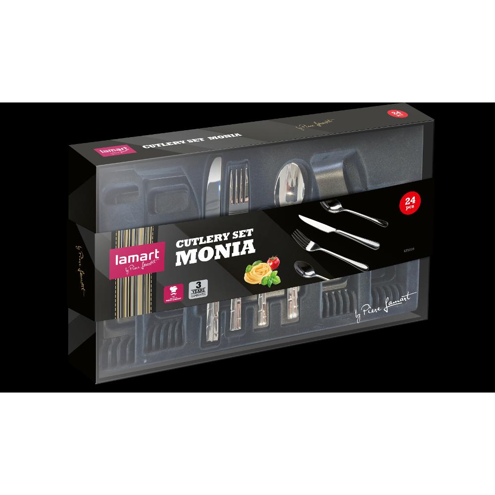 Lamart LT5039 24dílná jídelní sada příborů MONIA