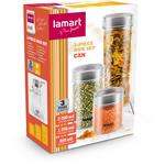 Lamart LT6010 3dílná sada skleněných dóz CAN