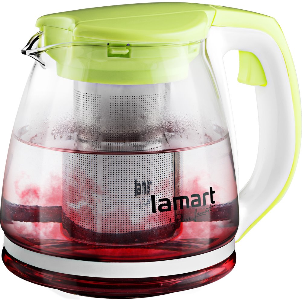Lamart LT7026 Čajová kanvica VERRE 1,1 l, zelená