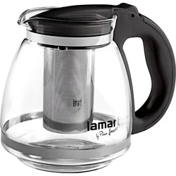 Lamart LT7027 Čajová kanvica VERRE 1,5 l, čierna