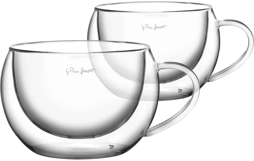Lamart LT9012 2-dielna súprava termo pohárov CAPPUCCINO VASO, 270 ml