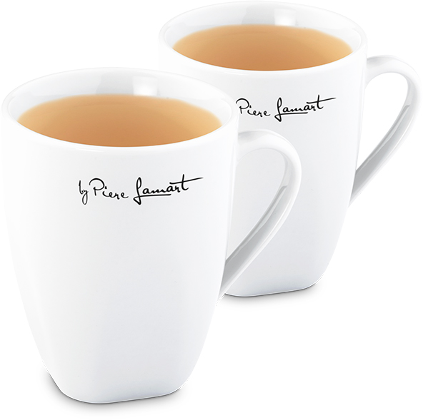 Lamart LT9015 2-dielna sada porcelánových hrnčekov 350 ml, DINE