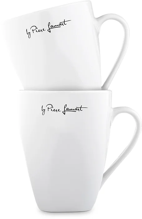Lamart LT9015 2-dielna sada porcelánových hrnčekov 350 ml, DINE