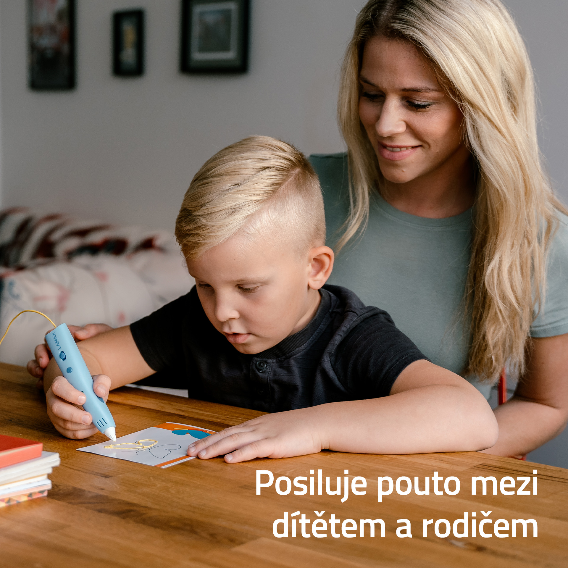 LAMAX ArtKid1 3D Robo Set - set filamentů a šablon