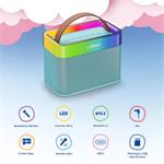 LAMAX KaraokeKid1, bluetooth reproduktor a mikrofon, modrý