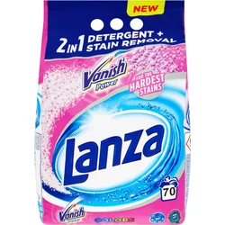 Lanza VANISH 2v1 na barevné 5,25 kg / 70 pracích dávek 5900627074987 - Prací prostředky