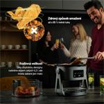 Lauben Glass&Grill Air Fryer 3v1 5500BG - teplovzdušná fritéza