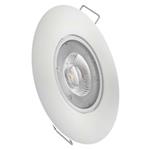 LED bodové svítidlo SIMMI bílé, kruh 5W neutrální bílá