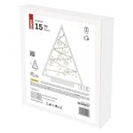 LED dekorace – svítící stromeček s ozdobami
