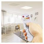 LED panel RIVI 60×60, štvorcový zapustený biely, 36 W, stmievateľný, so zmenou CCT, UGR