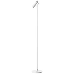 LED podlahová lampa Immax TIT, bílá se stříbrnými prvky, CCT