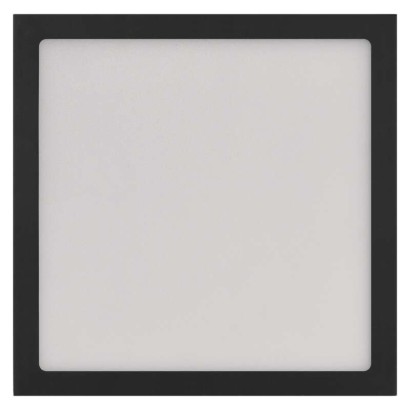 LED přisazené svítidlo NEXXO, čtvercové, černé,  12,5W, se změnou CCT