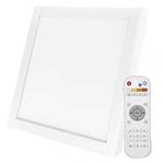 LED svietidlo RIVI, štvorcové 20W, stmievateľné. so zmenou CCT