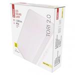 LED svietidlo TORI, štvorcová biela 15W teplá biela, IP54