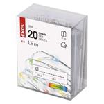 LED vianočná nano reťaz, 1,9 m, 2x AA, vnútorná, viacfarebná, časovač