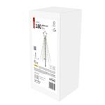 LED vianočný stromček kovový, 180 cm, vnútorný a vonkajší, teplá biela, časovač