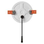 LED vstavané svietidlo VIXXO, okrúhle, biele, 10W neutr. b., IP65