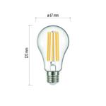LED žárovka Filament A67 17W E27 neutrální bílá