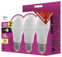 LED žiarovka Classic A60 9W E27 teplá biela - 3Ks v balení 1525733202