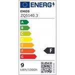 LED žiarovka Classic A60 9W E27 teplá biela - 3Ks v balení