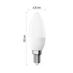 LED žiarovka Classic candle / E14 / 4,2 W (40 W) / 470 lm / studená biela