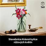 LEGO Botanicals Krásná kytice růžových květin 10342