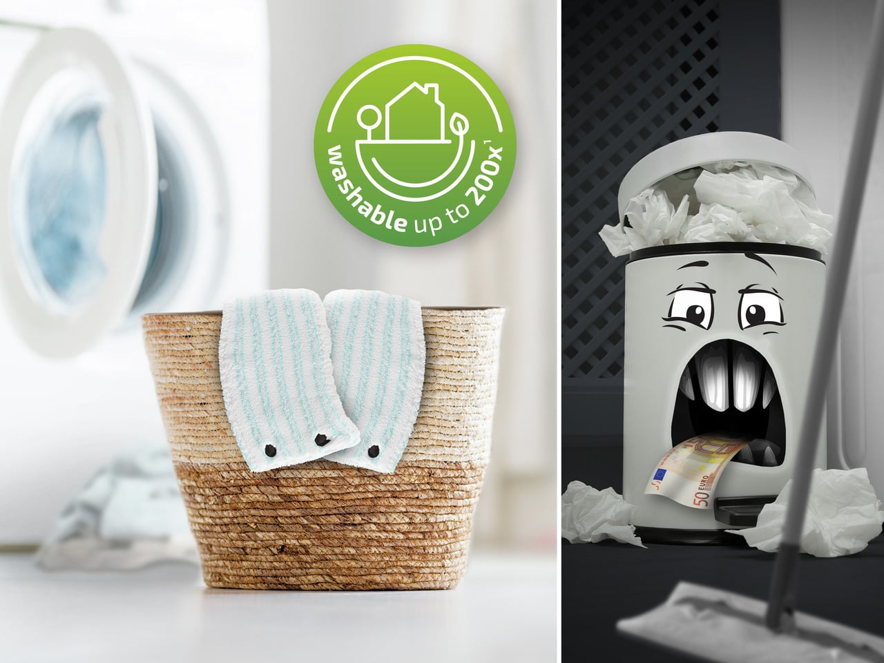 Leifheit 52017 Micro Duo náhrada za mop Twist XL