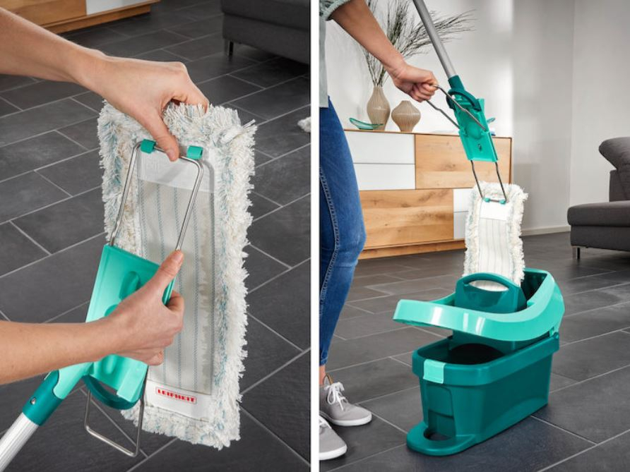 Leifheit 55023 Podlahový mop s teleskopickou tyčou Cotton Plus Profi