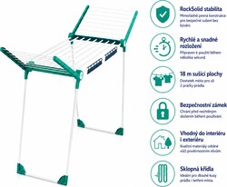 Leifheit 81697 Sušička na bielizeň Pegasus RockSolid