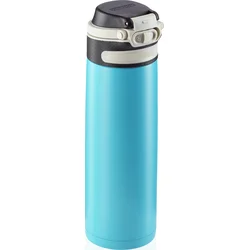 Leifheit Termoska s šikovným uzávěrem 600 ml, světle modrá