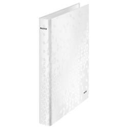 Leitz Kroužkový pořadač WOW, A4+, 2DR/25mm, perleťová bílá