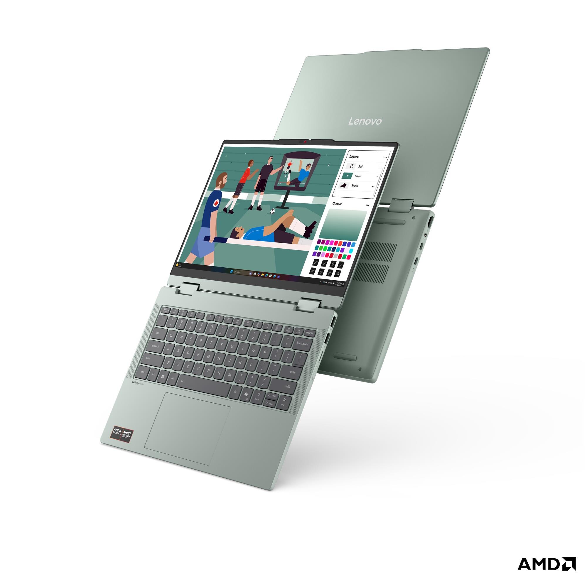 Lenovo IdeaPad 5 2-in-1 14HP11 Breeze Moss (83UJ0010CK)