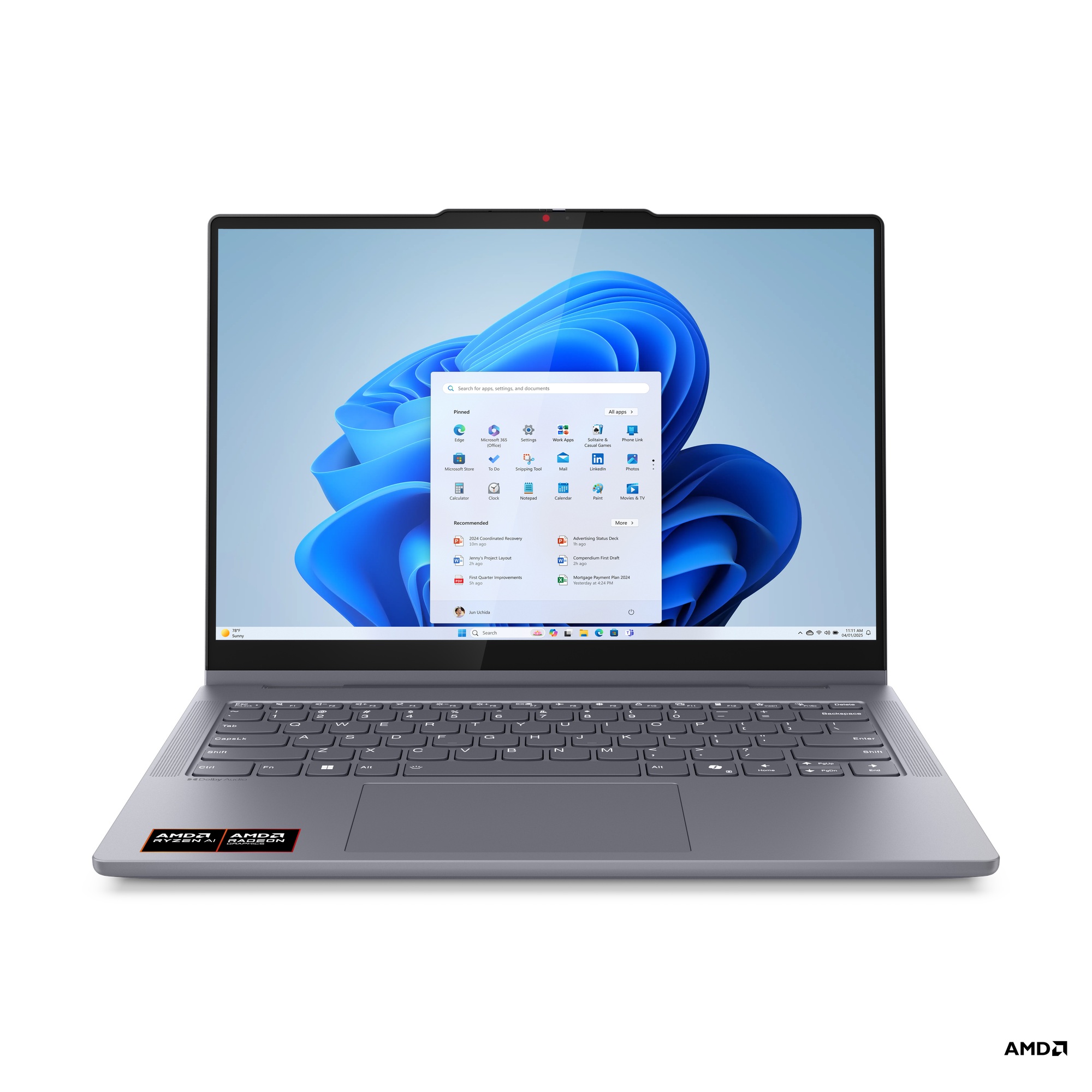 Lenovo IdeaPad 5 2 v 1 14AKP10 Luna Grey (83KT001MCK)