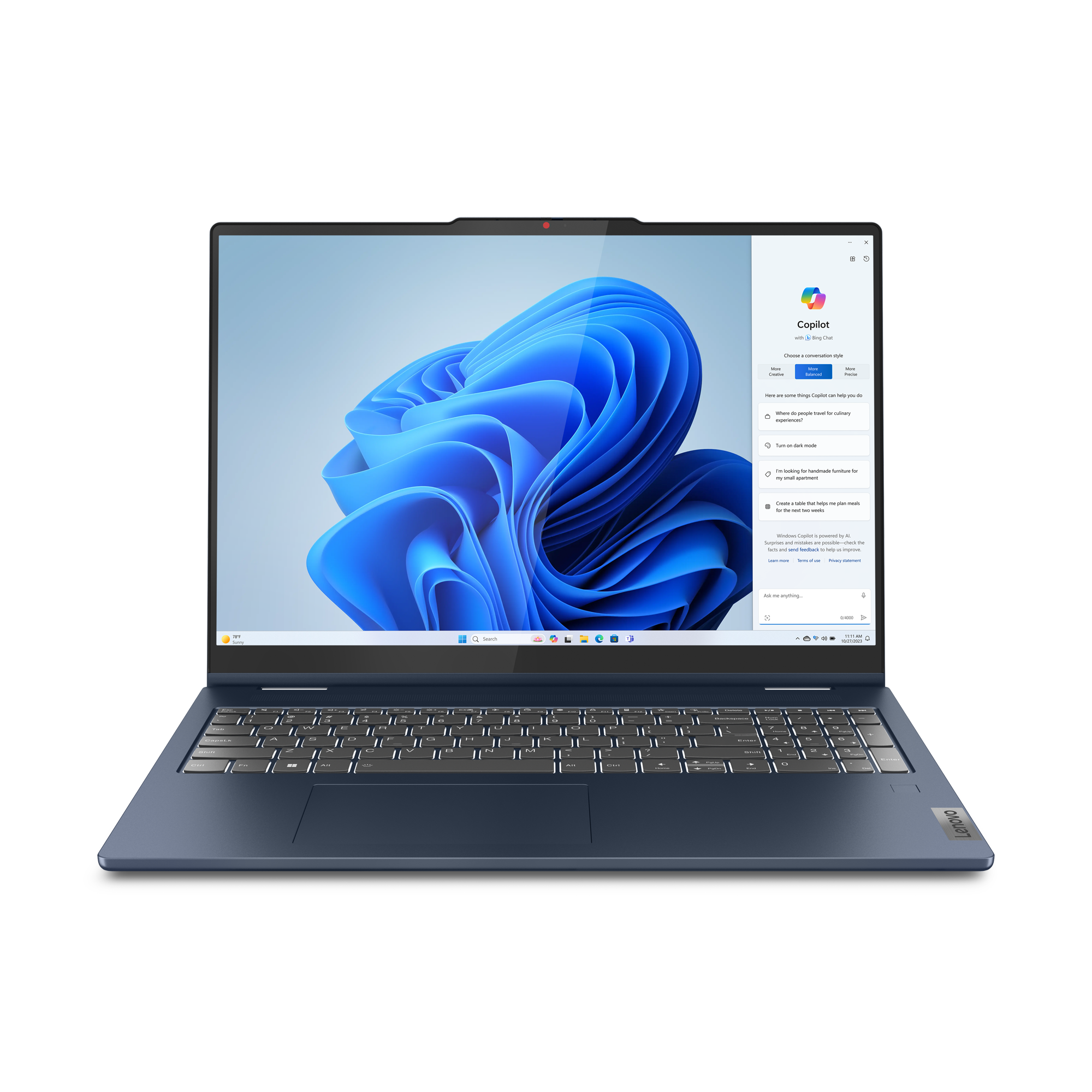 Lenovo IdeaPad 5 2 v 1 16IRU9 Cosmic Blue (83DU000WCK)
