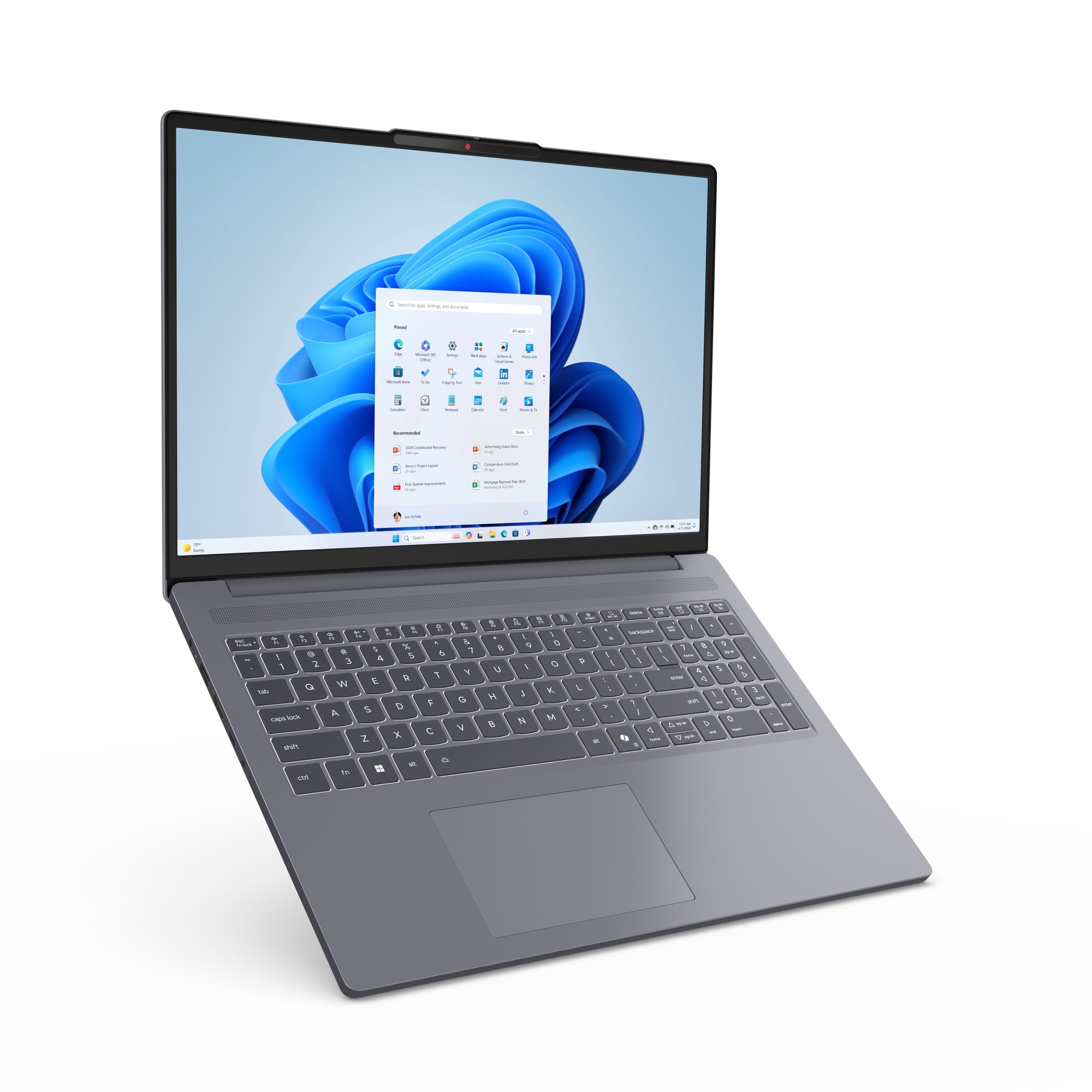 Lenovo IdeaPad Slim 3 16ARP10 Luna Grey (83K80052CK)