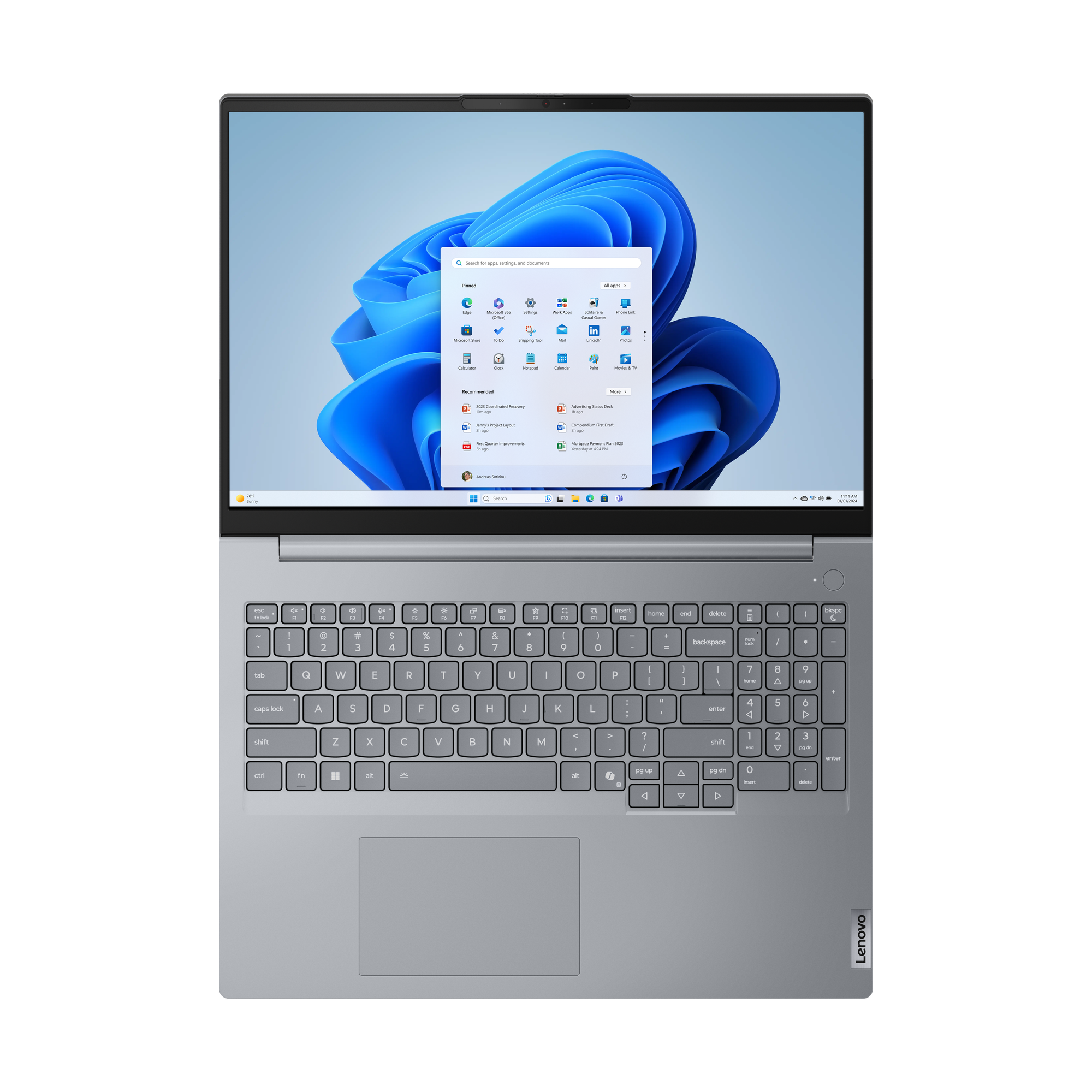 Lenovo ThinkBook 16 G8 IAL Arctic Grey (21SK008YCK)
