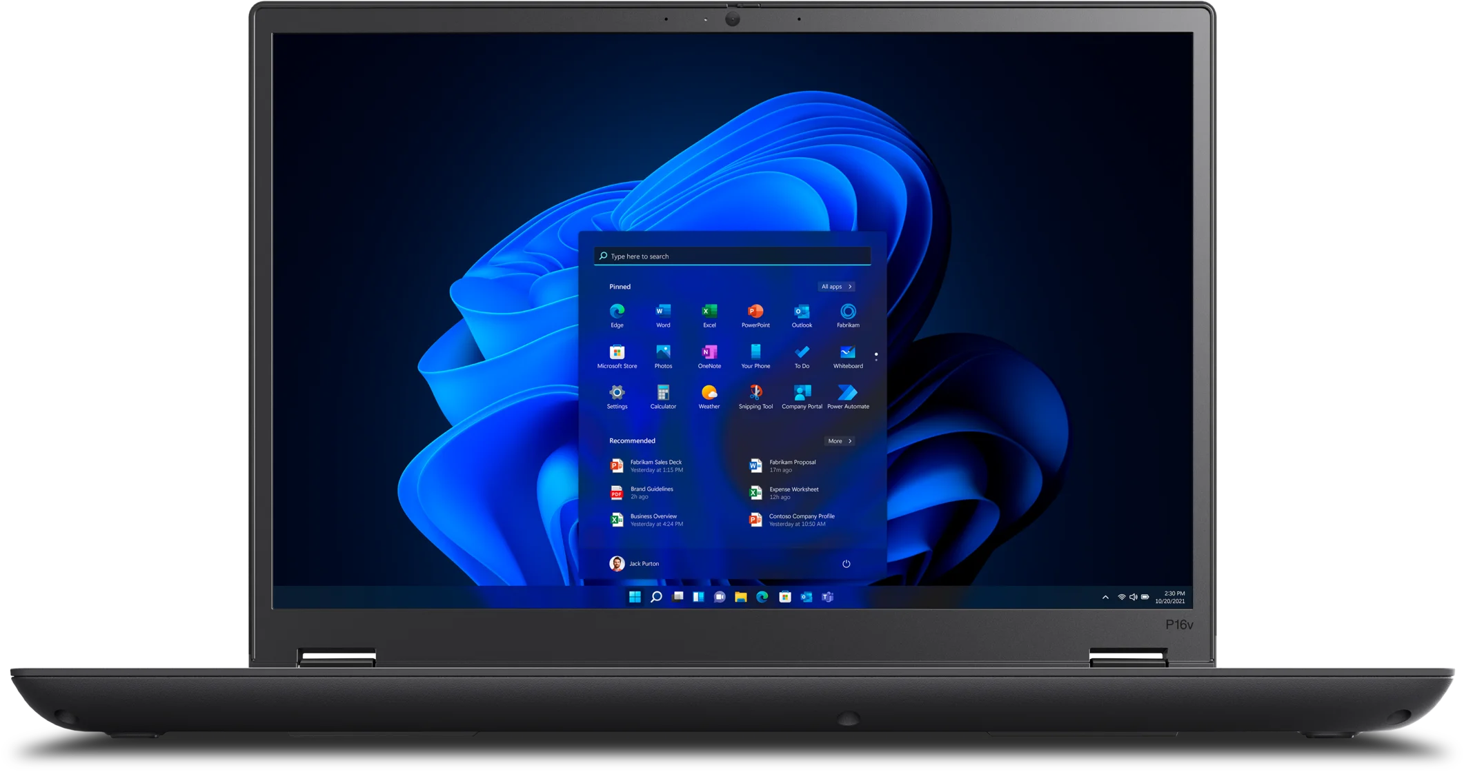 Lenovo ThinkPad P16v G2 Black (21KX000BCK)