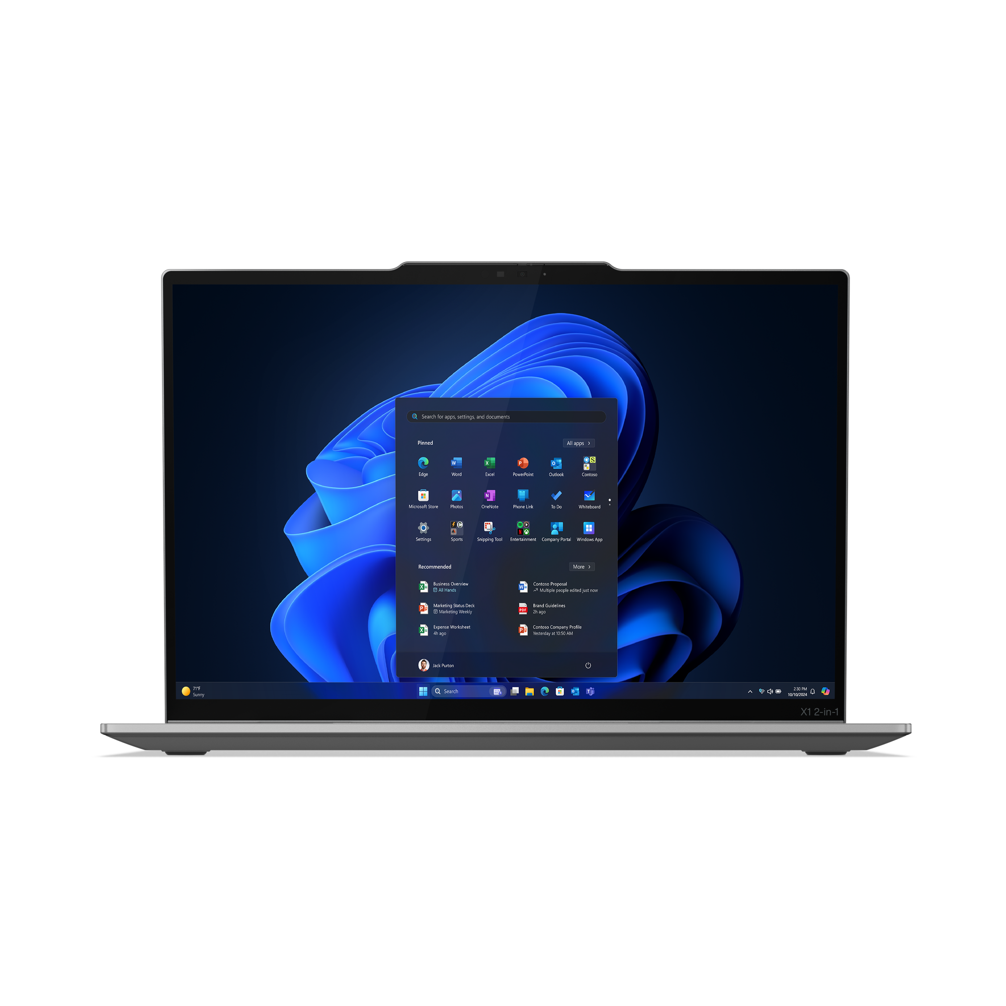 Lenovo ThinkPad X1 2-in-1 Gen 10 Grey (21NU002CCK)