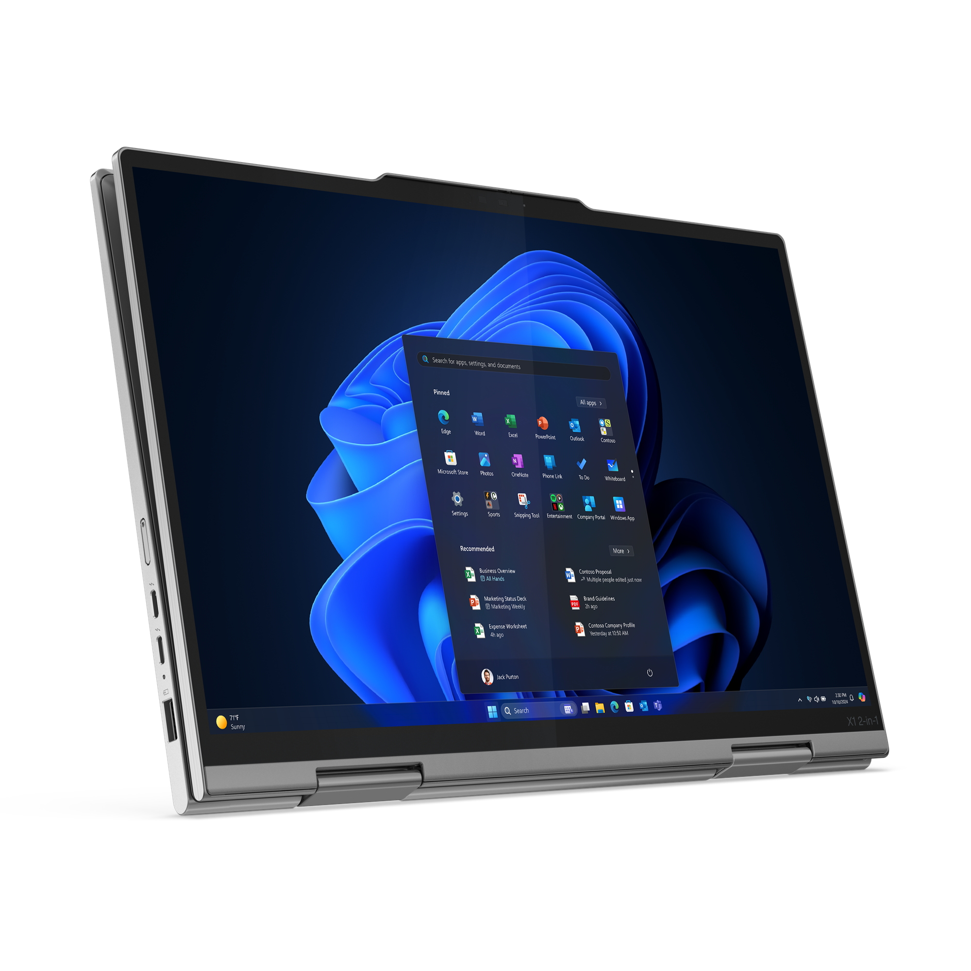 Lenovo ThinkPad X1 2-in-1 Gen 10 Grey (21NU002CCK)