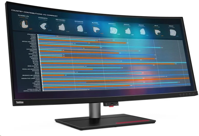 Lenovo ThinkVision P40w-20 + webová kamera MC50 (62DDGAT6EU)