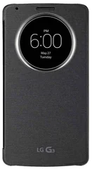 LG flipové pouzdro QuickCircle CCF-345G pro LG G3, černá